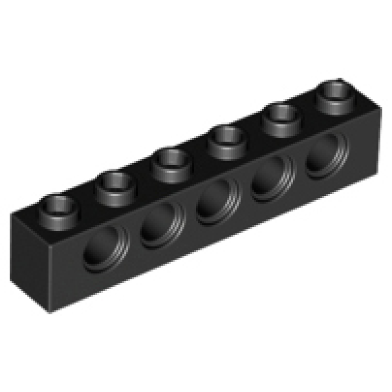Technic, Steen 1x6 Black
